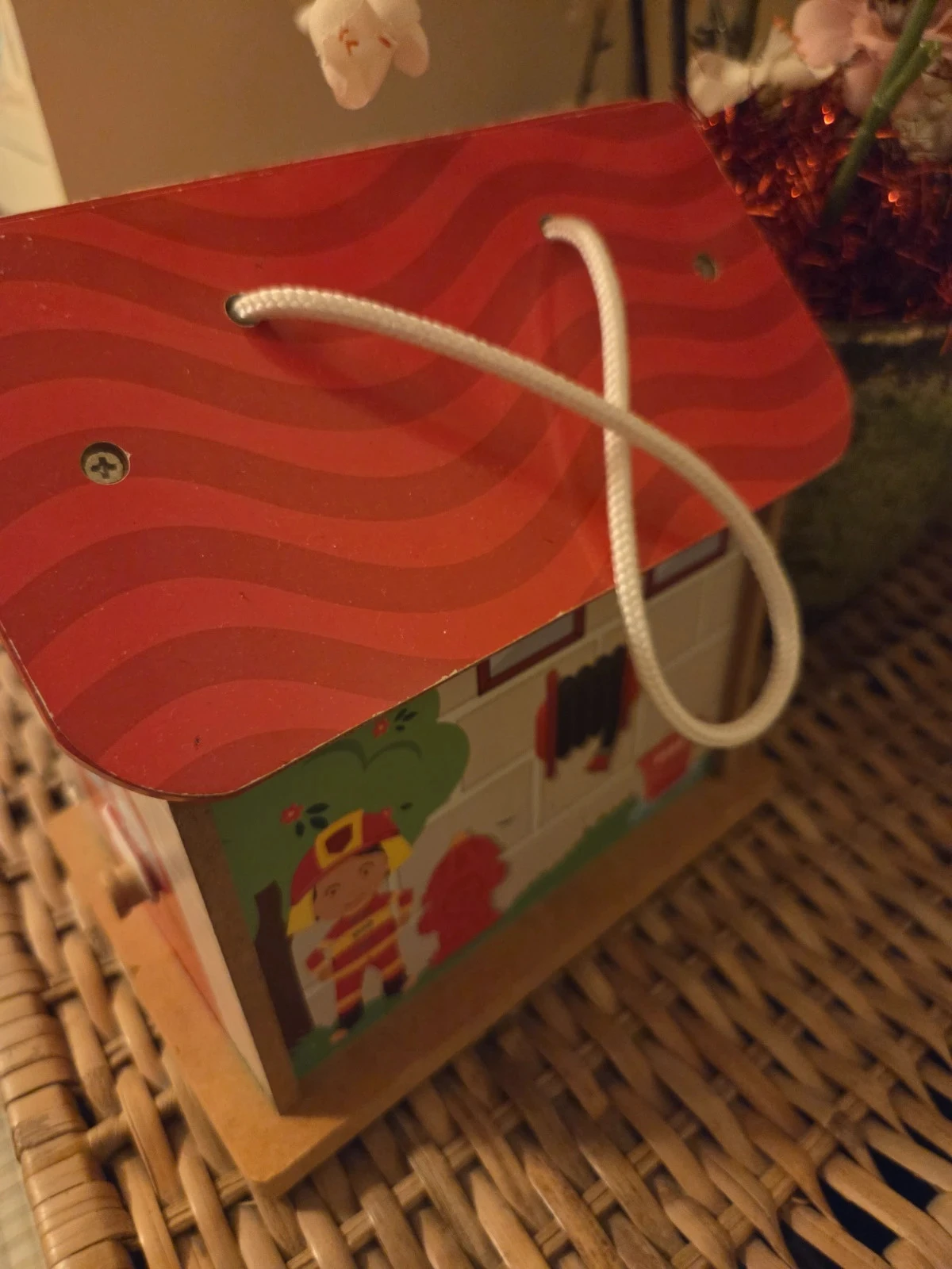 ❤️ Petite caserne de pompier en bois – photo 4